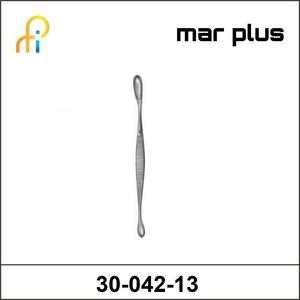 MAR PLUS VOLKMANN BONE CURETTE DBL-END 130MM