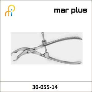MAR PLUS FORCEPS, SELF-CENTER.W/THR.-FIX3/3/145MM