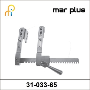 MAR PLUS BURFORD-FINOCHIETTO RIB RETRACTORALU., 2 PAIR BLADES 45X62 / 65X62 MM