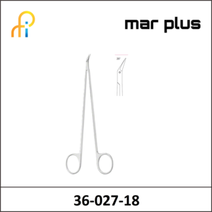 MAR PLUS DIETHRICH POTTS SCISSORS 25DEG ANG 180MM