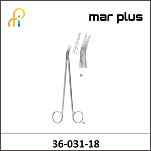 MAR PLUS POTTS-DE MARTEL SCISSORS25DGS/S185MM