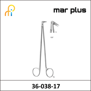 MAR PLUS DIETRICH VESSEL SCISSORS 120DG 170MM