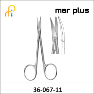 MAR PLUS IRIS SCISSORS CVD S/B 110MM