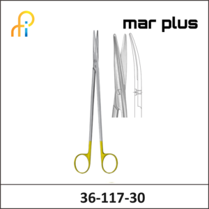 MAR PLUS TC NELSON-METZ SCISSORS CVD 305MM