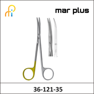 MAR PLUS DUROTIP TC LIGATURE SCISSORS 350MM