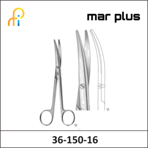 MAR PLUS MAYO-LEXER SCISSORS CVD 165MM