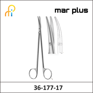 MAR PLUS TOENNIS-ADSON SCISSORS DEL CVD175MM