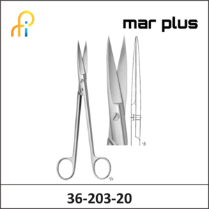 MAR PLUS SIMS SCISSORS CVD B/B 200MM