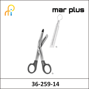 MAR PLUS UNIVERSAL SCISSORS PURPLE 145MM