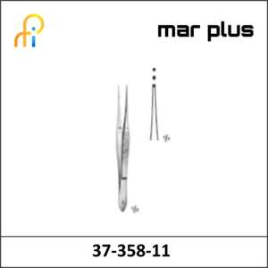 MAR PLUS DELICATE TISSUE FORCEPS 1X2 110MM