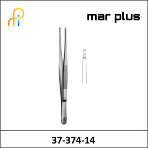 MAR PLUS TISSUE FORCEPS 2X3 145MM