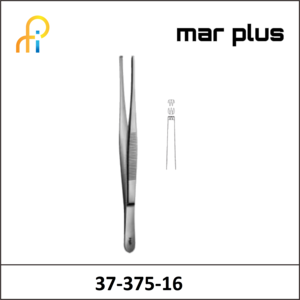 MAR PLUS TISSUE FORCEPS 2X3 160MM