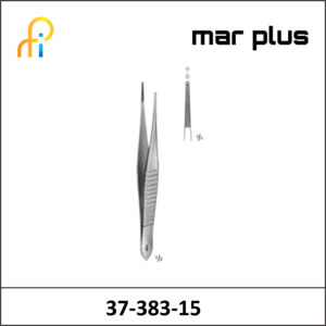 MAR PLUS GILLIES TISSUE FORCEPS DEL 1X2 155MM