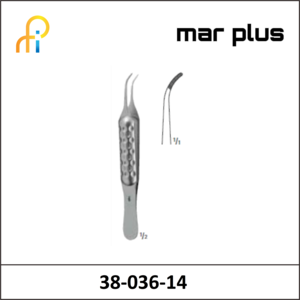 MAR PLUS ERGOPLANT SOFT TISSUE FORCEPS 140MM