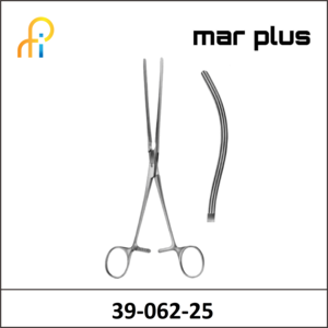 MAR PLUS KOCHER INTESTINAL FORCEPS CVD 250MM